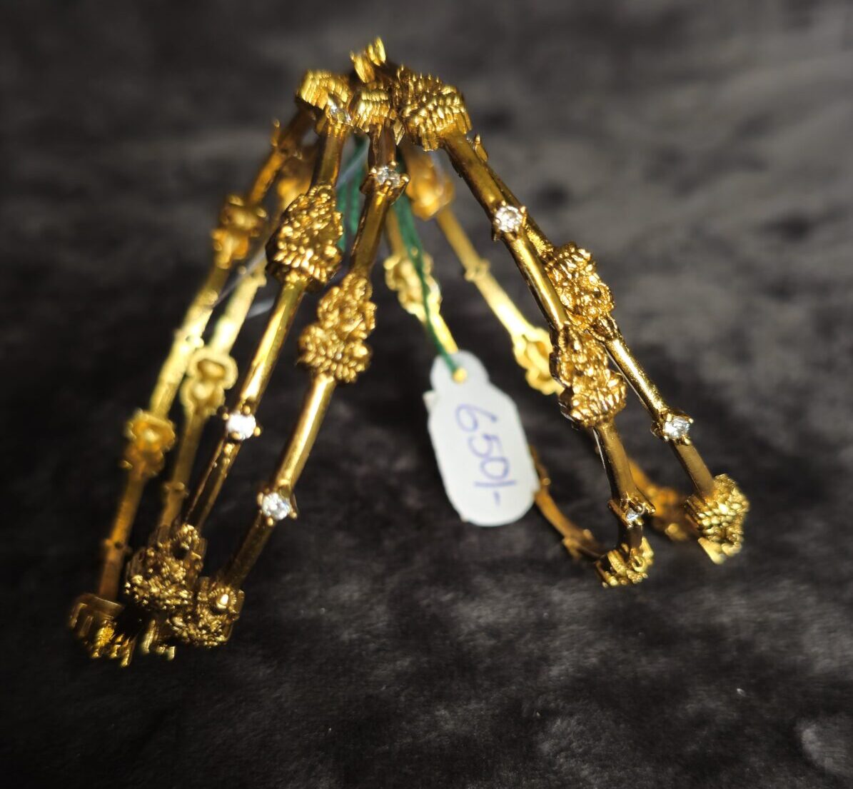 lakshmi devi bangles(1 gram gold) lakshmi devi bangles(1 gram gold)