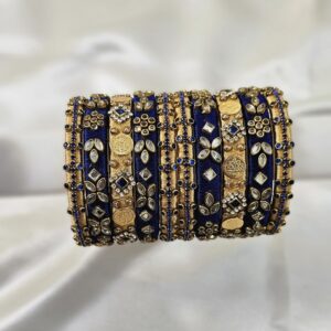 bridal silk thread bangles set